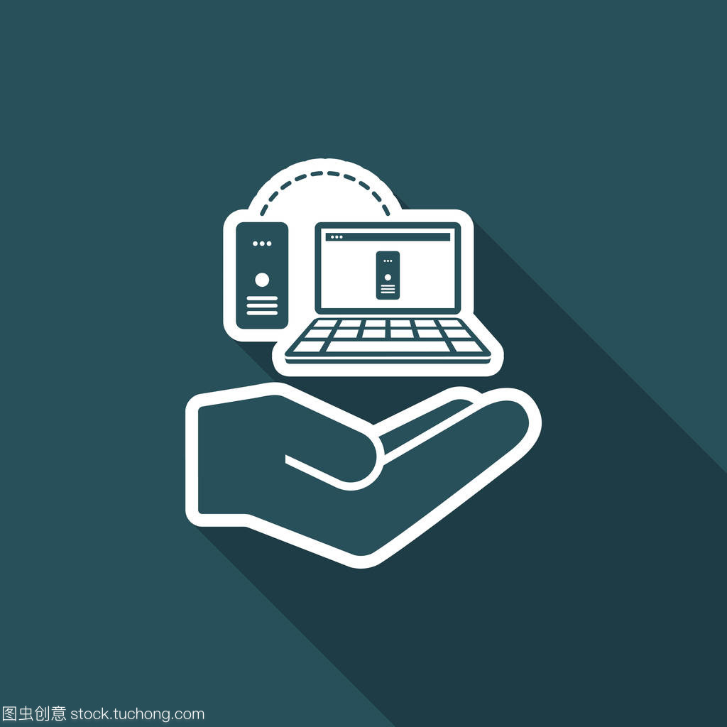 計算機服務圖標 連接數字世界與用戶體驗的視覺橋梁